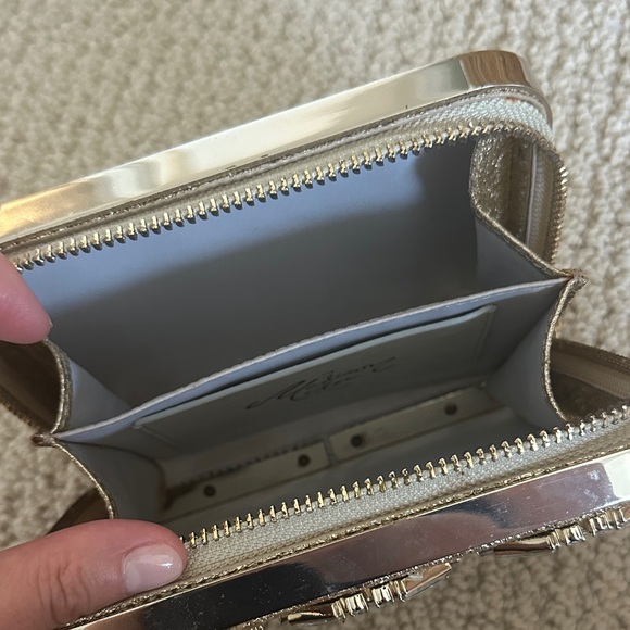 Kate Spade Gold and Silver Chic Clutch - Picture 2 of 3